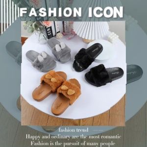 QXshop ใหม่: รองเท้าแตะพื้นยาง บันนี่แรบ ออกแบบใหม่ สไตล์กระต่ายน้อย ขนนุ่ม ขนาน้อย พื้นยางนิ่มสวมใส 💜