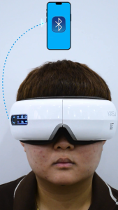 Máy Massage Mắt Cao Cấp KASJ 3612 | Mát xa Túi Khí Kèm Nhiệt | Tích Hợp Bluetooth - Chính Hãng Bảo Hành 12 Tháng