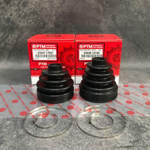 Boot Cv Joint/Boot As Roda Toyota Vios/Corolla/Altis/Twincam/Soluna 1Set 2Pc 43448-12120/43447-17021 Bonus Clamp