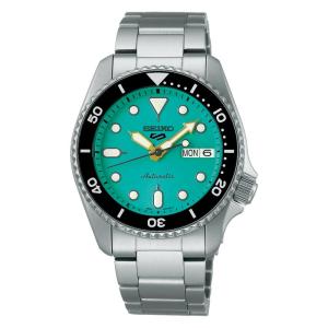 SEIKO 5 Sports SRPK33K1 5KX SKX Sports Style Midi Teal Dial Stainless Steel Strap