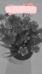 DRPT79 Pot Tanaman Hias Bunga Hias Plastik Pot Bongsai Artificial Flower Decoration