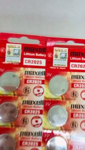 Pin Cúc áo 2025 3V Maxell CR2025 Lithium chất lượng Nhật Bản chuyên dụng cho đồng hồ đeo tay khoá chống trộm remote thiết bị vi tính
