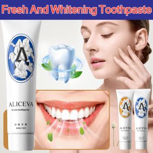 Fresh And Whitening Toothpaste Teeth Whitening Remove Yellow Tartar Eliminate Bad Breath Teeth Cleaner