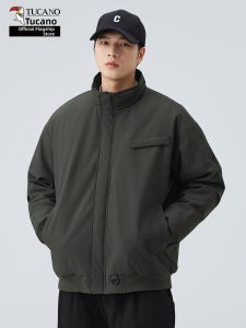 TUCANO | Warm Thicker American Retro Pilot Jacket Men Cotton Coat