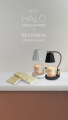 Hysses Halo Candle Warmer - Beige. 
