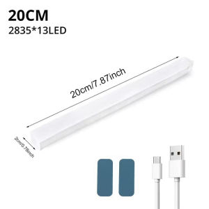 LED Motion Sensor Lamp Night Light Wireless USB Rechargeable Cabinet Light For Kitchen Bedroom Wardrobe Staircase Lighting