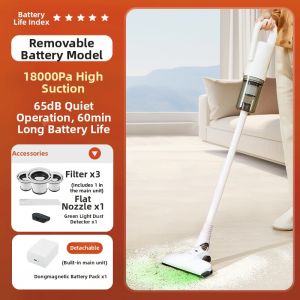 MOKUSAN | Wireless Vacuum with Strong Suction Handheld Dust Mite Removal and Mopping Function