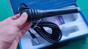 Micro karaoke Shupu loại 1 thân hợp kim đầu nhỏ dây dài 7m