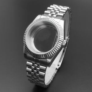 Neiton 36mm/40mm Sapphire Glass For Men Watch Case Fit NH36 NH34 NH35Movement FashionWaterproof Jubilee Stainless Steel