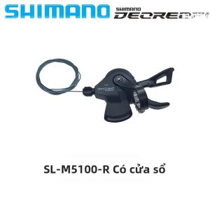 Cần Gạt Số Shimano Deore M5100 11 Tốc Độ Rapidfire Plus Mono Kẹp Tay Lái Cho Xe Đạp Leo Núi MTB Bên Phải Hệ Thống Chuyển Số Cơ Khí 11S Hợp Kim.