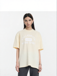 CALLED BACK | Cotton Short Sleeve T-shirt for Women Loose Fit Printed