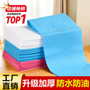 Disposable Bed Sheets Thickened Non-Woven Fabric Waterproof Oil-Resistant for Beauty Salon Use Essential Oil Compatible Breathable Holes 100 Pieces