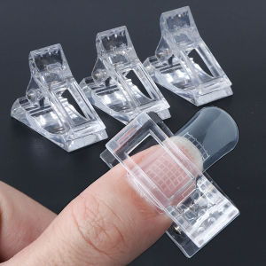 5/10pcs Crystal Nail Art Extension Clip Quick Building Gel Mold False Tips Clip Acrylic UV Full Cover Builder Form Manicure Tool