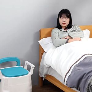 SKISOPGO โถส้วมผู้ใหญ่ ผู้สูงอายุ คนท้อง ฐานหนาและกว้างขึ้น แข็งแรง กันลื่น กันกลิ่นเหม็น ชักโครกเคลื่อนที่