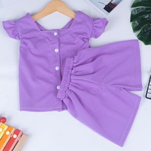NATALIA - Setelan Lopika Anak Perempuan / Set Lopika Balita Perempuan Ruffle & Celana Hotpant 1-3 thn