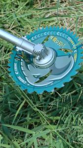 ใบตัดหญ้า CHANG ใบมีดเครื่องตัดหญ้า ใบมีดตัดหญ้า ใบตัดหญ้าวงเดือน 10นิ้ว 40ฟัน