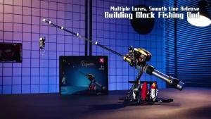 425PCS Or 589PC Angling Baitcasting Reel Fishing Rod Building Blocks Construction Bricks Toy Gift For Fishing Enthusiast