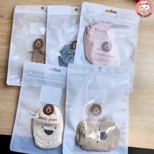 ถุงเท้าเด็ก พื้นปุ่มยางซิลิโคน ถุงเท้ากันลื่น ถุงเท้าหัดเดิน พื้นซิลิโคน รูปสัตว์ 5 แบบ สําหรับเด็ก 0-5ปี