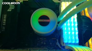 ICEMOON240 5vARGB & AUTO RGB CPU Liquid Cooler intel AMD ชุดน้ำCPU ระบบปิด หม้อน้ำ2ตอน