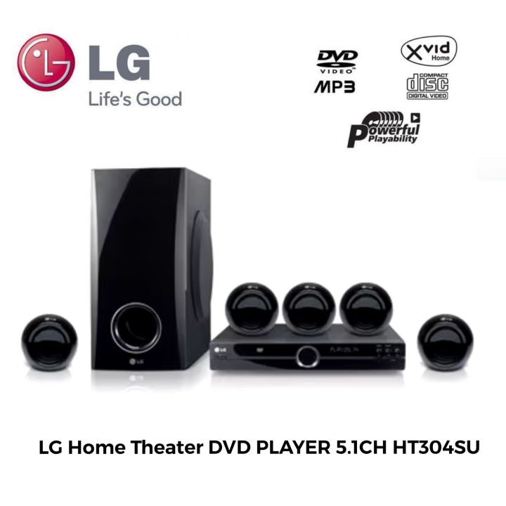 LG Home Theater DVD PLAYER RADIO FM HT304SU GARANSI RESMI
