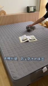 Sprei Waterproof Quilt Import Anti Air Ompol Debu Tungau 180x200x25 Aneka Motif l Seprei Bayi Anak Dewasa Empuk Karet Keliling King Size 180x200 Tinggi 25 l Sprey Protector Pelindung Kasur