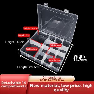 Detachable Transparent Storage Box