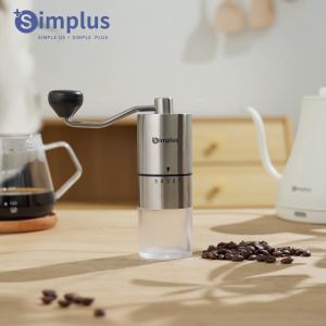 Simplus Penggiling Biji Kopi Coffee Grinder Handheld Manual 25g Baja Tahan Karat (Garansi Resmi 1 tahun/ COD)