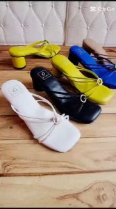 ABBUSHOES RY 47 sendal wanita hak tahu bulet balencia 5cm