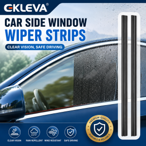 EKLEVA 2PCS Universal Car Side Window Wiper Accessories Window Cleaning Tool For Car Water Mist Removal Wipers Blade
