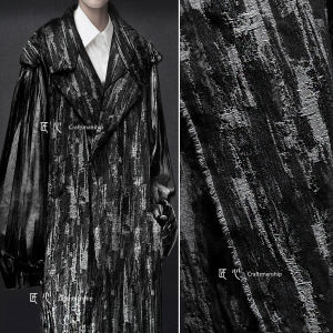 Áo Khoác Sáng Tạo Vải Dệt Hoa Hai Mặt Vải Denim Rách/Vải Dệt Nổi Giặt Nước Túi DIY Trang Phục Áo Khoác Vải Thiết Kế