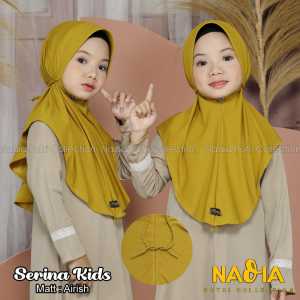 Kerudung anak perempuan murah model terbaru / Jilbab Anak murah / Kids Serina Bahan Airish