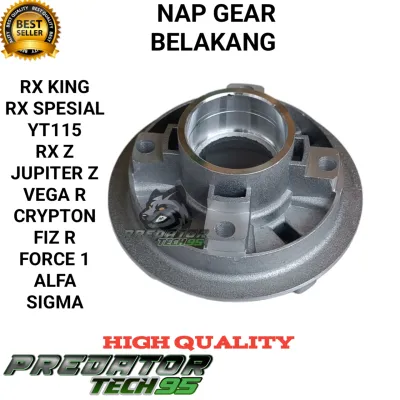 NAP GEAR DUDUKAN GEAR BELAKANG YAMAHA RX KING RX SPESIAL YT115 VEGA R JUPITER Z CRYPTON FIZ R FORCE 1 ALFA SIGMA HIGH QUALITY