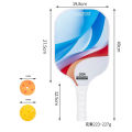 Professional Grade Carbon Fiber Pickleball Paddle Board LEATOU Full Set for Adults And Children Sports Fitness Fans Supplies. 