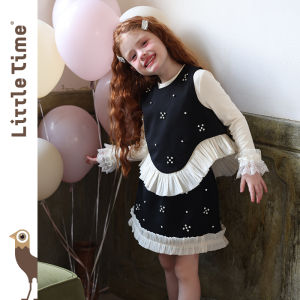 Princess Style Vest Design Dress Two-piece Set