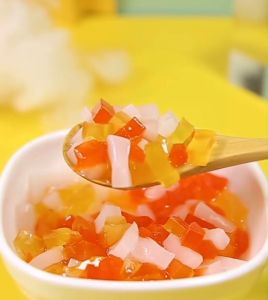 Amax Nata De Coco Strip 2.8kg / Fruit Jelly 2.5kg / Daikka Coconut Jelly 2.8kg / Coconut Cube 2.5kg / Nata Coconut Jelly 1kg – Milk Tea Sinkers & Dessert Toppings