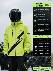 ZHENGYU | Heavy Rain Protection Motorbike Rainwear Set Separate Pieces