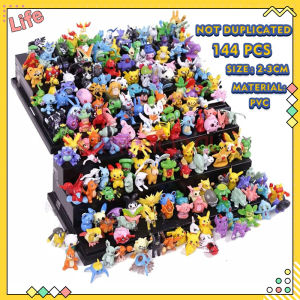 24/144Pcs Pokemon Mini Doll Models with Different Styles Pikachu Anime Character Collection Toy Dolls Children’s Gifts Christmas Gifts Christmas gift