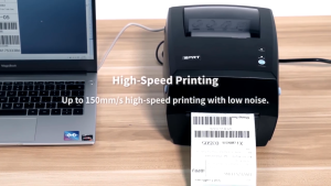 【FREE GIFT】A6 Waybill Printer High Speed USB Portable Thermal Printer 80mm Label Printer Sticker Printer Machine Thermal printer air Waybill Barcode Shipping Label bluetooth usb consignment note stickers