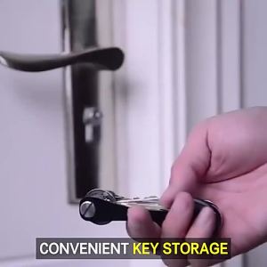 Móc Khóa Nhỏ Gọn Thông Minh Bằng Kim Loại Hộp Đựng Chìa Khóa Bằng Nhôm Kẹp Giữ Chìa Khóa Dùng Cho Nhà Và Ngoài Trời Giải Pháp Lưu Trữ Chìa Khóa Trang Trí