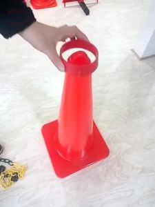 PE Traffic Cone Ring Safety Cone Ring Plastic Chain Connector Cone Holder Safety Cone Sling Holder For Plastic Chain 6mm