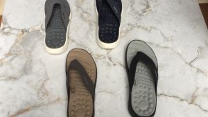 [CrocsFanClub] Dép kẹp xỏ ngón Reviva quai da cho nam có lớp masage công nghệ Nhật bản- PB2