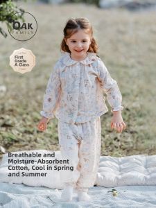 OAK FAMILY | Girls Cotton Gauze Sleepwear Set