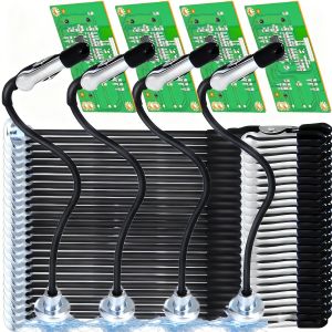 1-30PCS Magnetic Alligator Clips Model Painting Stand Base Holder Flexible Metal Price Tag Card Photo Clamp Airbrush Accessory