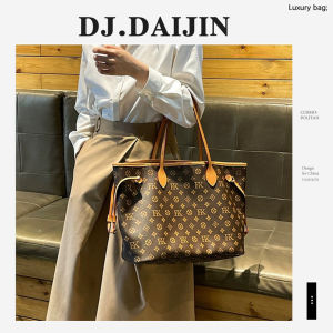 Large Capacity Commuter Tote Bag Luxury Minimalist High-End Feeling 2025 New Womens Handheld Shopping Bag Single Shoulder Bag