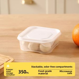 Food Storage Box for Refrigerator and Freezer Use