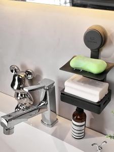 MOSHANG | Wall-Mounted Soap Holder Bathroom Organizer