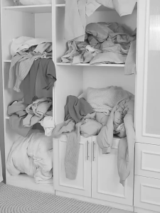 BOSSLU 110L Storage Box Jumbo Transparan Kotak Penyimpanan Organizer Double Zipper Serbaguna 19AQ21