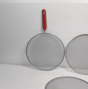 ที่กั้นน้ำมันกระเด็น ขนาด25ซม. แพ็ค12ใบ ฝาปิดกระทะ แบบตาข่าย