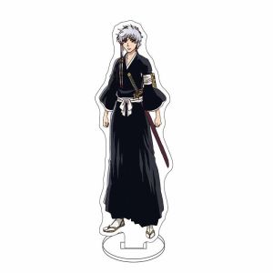 Bandai | 16CM Anime Acrylic Stand Cho BLEACH: Cuộc Chiến Máu Kéo Dài Ngàn Năm Shihouin Yoruichi & Hitsugaya Toushirou Cos Hình Đồ Trang Trí Quà Tặng Phụ Kiện Sưu Tầm