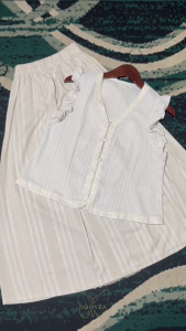 One Set Aurelia Atasan dan Bawahan Wanita Keren Rok dan Rompi Cewe Stylish Pakaian Wanita Kekinian